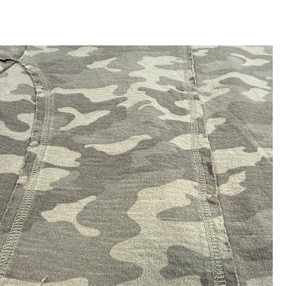 Womens Camo Open Front Waterfall Jacket Large Cardigan Jacket Casual Blazer - Picture 11 of 17